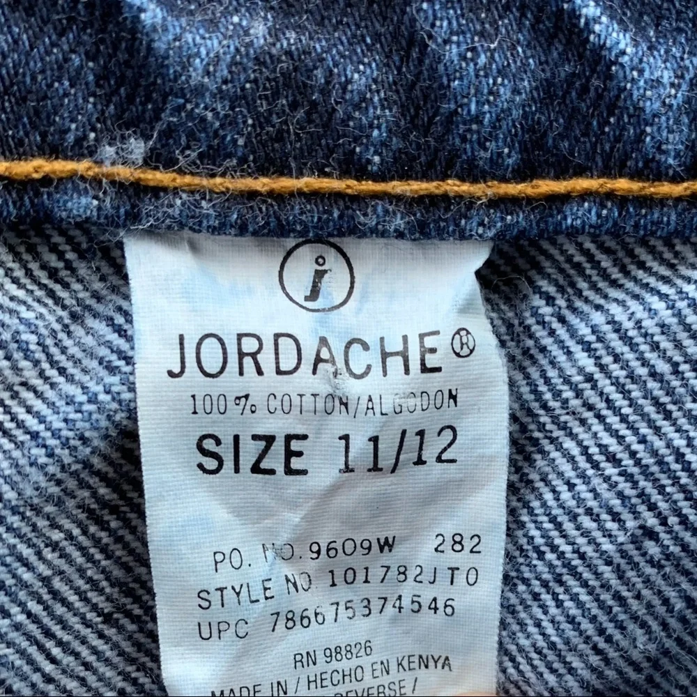 Jordache Vintage Distressed Denim Cutoff Shorts 28